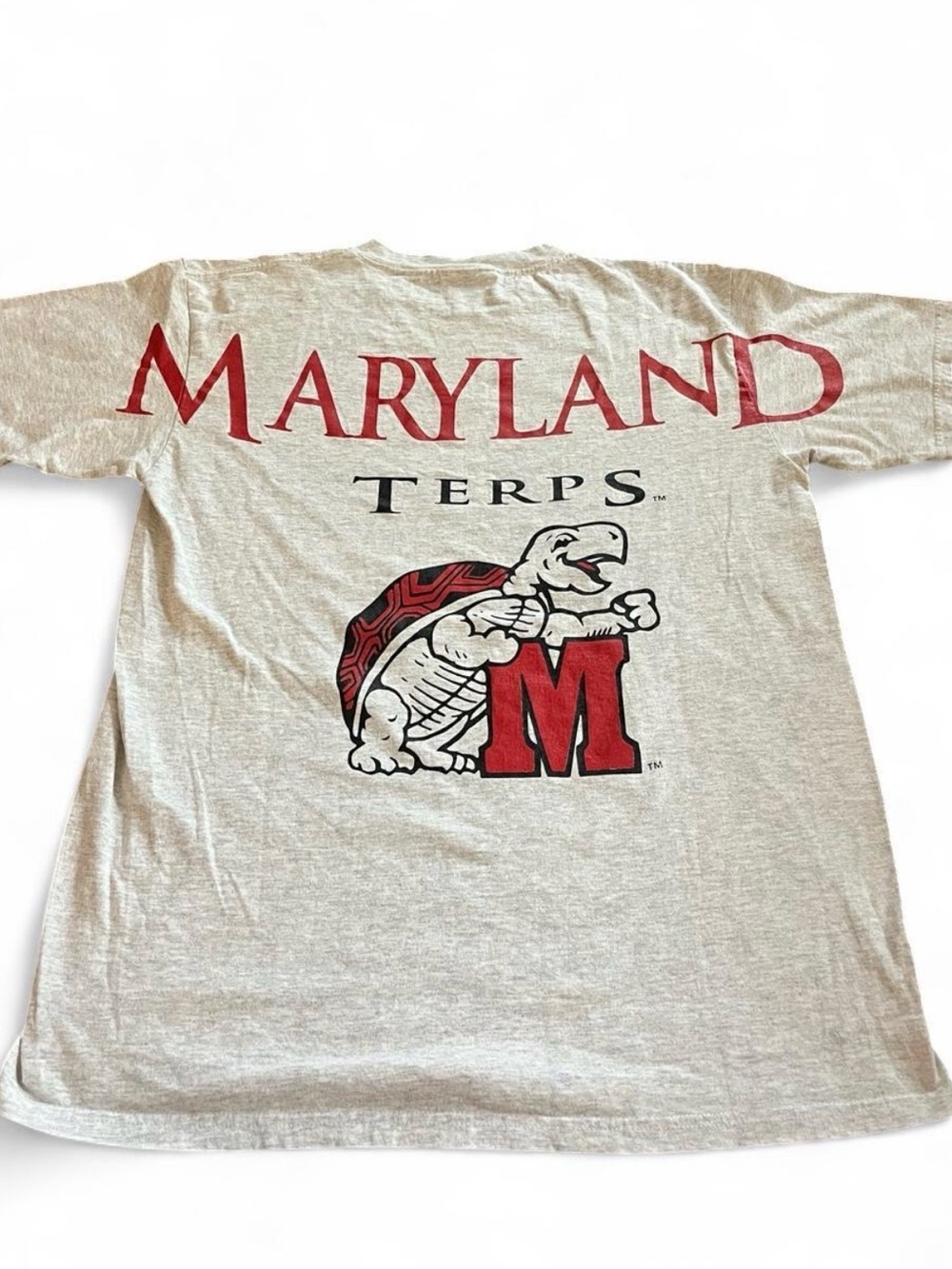Vintage Men’s Jansport Maryland Terrapins Double Sided Big Logo Shirt Size L